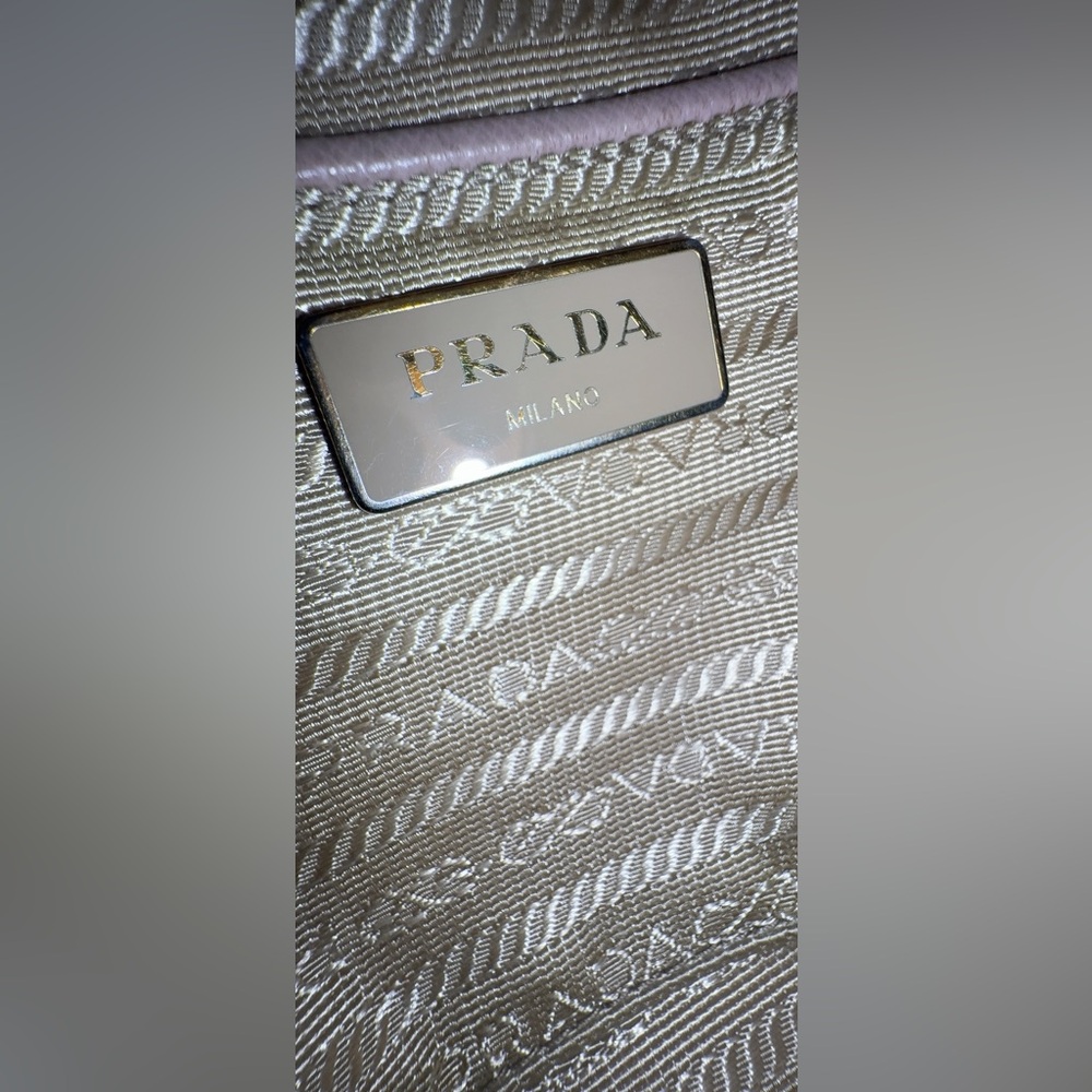 Prada Blush Pink Saffiano Satchel with Gold Hardware - Picture 10 of 15